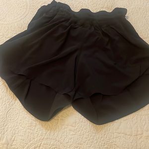 Black lululemon workout shorts
